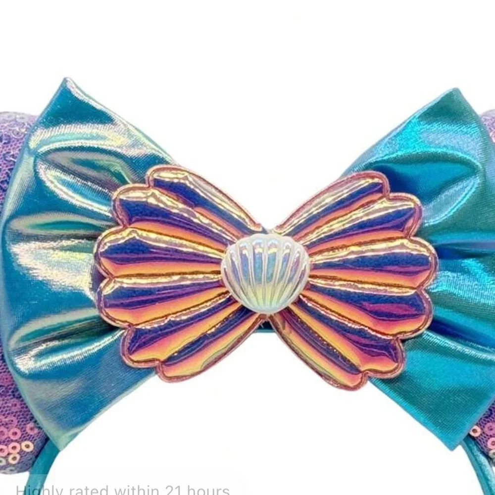 Disney‎ Minnie Mouse mermaid Ariel ears headband
